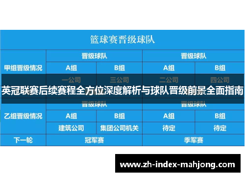 英冠联赛后续赛程全方位深度解析与球队晋级前景全面指南